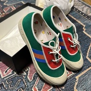Kids multi color Gucci shoes